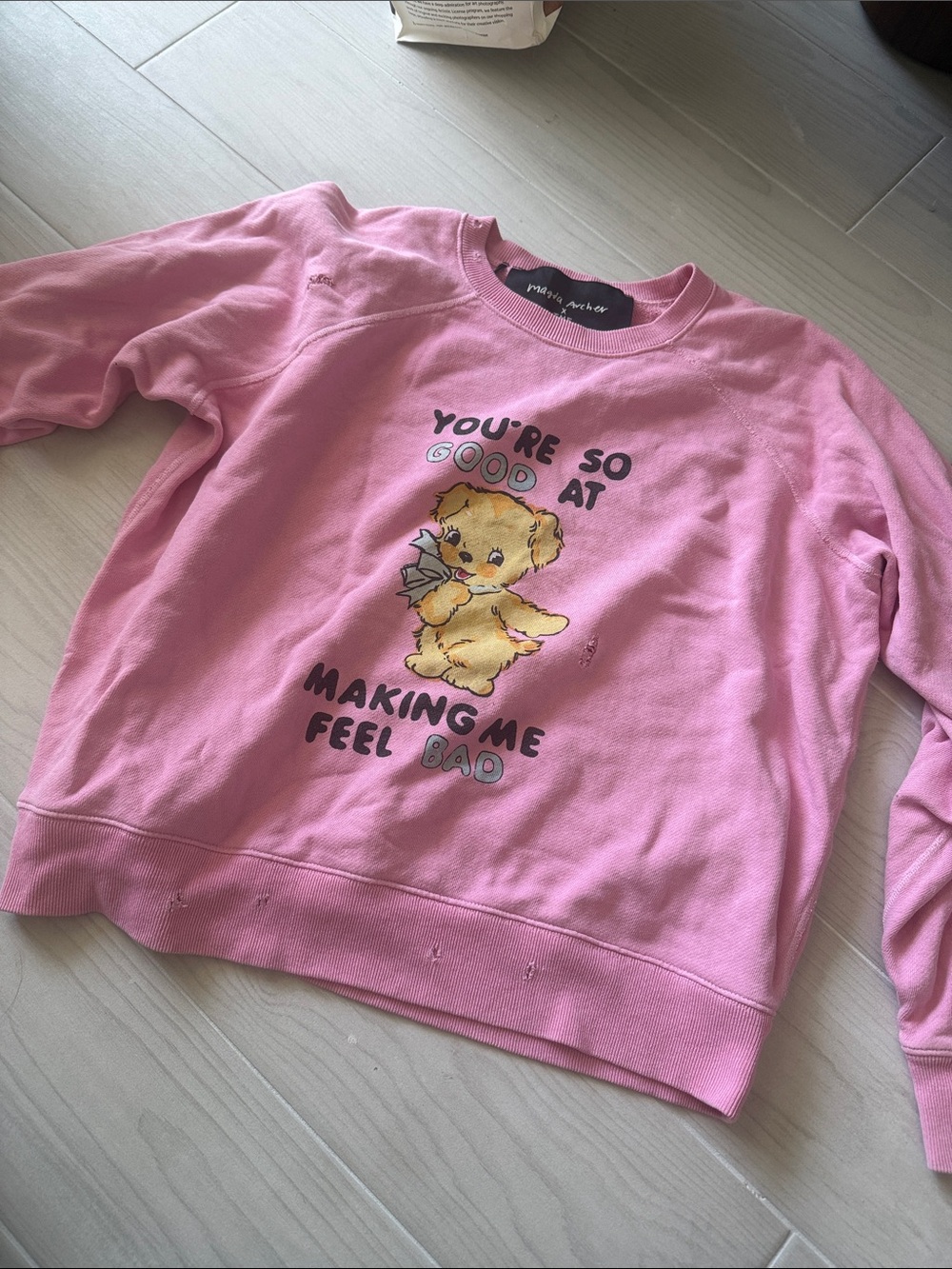marc jacobs x magda archer collab sweatshirt